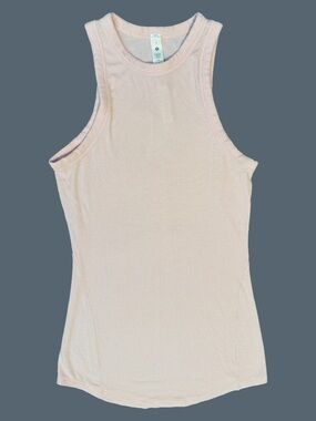 Lululemon Ribbed Modal Racerback Tank Top Blush Pink Size 2